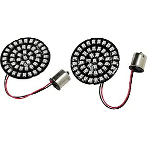 DRAG SPECIALTIES 2020-1811 LED ブレットスタイル ウインカー インサート - レッド DRAG SPECIALTIES 2020-1811 LED Bullet-Style Turn Signal Insert - Red 【並行輸入品】