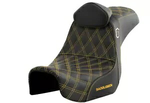 SADDLEMEN 0803-0736 SC80604GOLRT プロシリーズ SDC パフォーマンスグリップシート SADDLEMEN 0803-0736 SC80604GOLRT Pro Series SDC Performance Grip Seat 【並行輸入品】