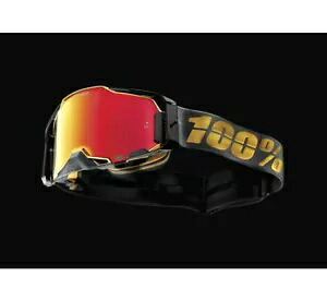 100% Armega Falcon5 ゴーグル - ハイパー レッド ミラー 100% Armega Falcon5 Goggles - HiPER Red Mirror 【並行輸入品】