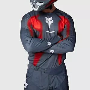 新品 - フォックス レーシング 360 ボラタイル ジャージ - グレー/レッド - サイズ XL- 32050-037-XL NEW - FOX RACING 360 VOLATILE JERSEY - GREY/RED - SIZE XLARGE- 32050-037-XL 【並行輸入品】