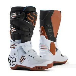 新品 Fox Racing Motion ブーツ - ホワイト/ブラック/ガム - US サイズ 12 - 29682-454-12 New Fox Racing Motion Boots - White/Black/Gum - US Size 12 - 29682-454-12 【並行輸入品】