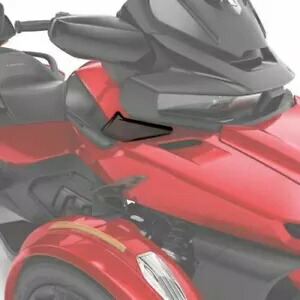Can-Am 調整可能なサイド ウィンド デフレクター (アッパー) Spyder RT 219401040 用 Can-Am Adjustable Side Wind Deflectors (Upper) for Spyder RT 219401040 【並行輸入品】