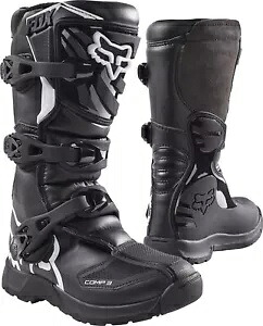 Fox Racing ユニセックス - チャイルド ユース COMP 3 モトクロス ブーツ、ブラック、リトル キッド 1 Fox Racing Unisex-Child Youth COMP 3 Motocross Boot,Black,Little Kid 1 【並行輸入品】