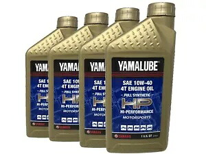 ヤマハ純正OEM ヤマルーブ 全合成油 10W-40 オイル LUB-10W40-FS-12 4本入 Yamaha Genuine OEM Yamalube Full Synthetic 10W-40 Oil LUB-10W40-FS-12 - 4 Pack 【並行輸入品】