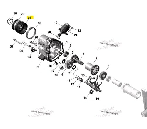 新しい OEM BRP Sea-Doo ボール ベアリング、ベローズ アセンブリ付き - 420832642 New OEM BRP Sea-Doo Ball Bearing with Bellows Assembly - 420832642 【並行輸入品】
