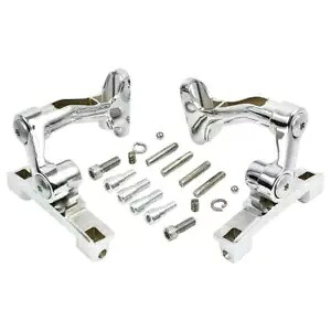 後部乗客調整可能なフロアボードマウントハーレーエレクトラグライド 93-23 22 に適合 Rear Passenger Adjustable Floorboard Mount Fit For Harley Electra Glide 93-23 22 【並行輸入品】