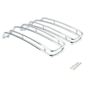 サドルバッグ蓋トップレールガード ハーレーツーリングストリートグライド 14-23 クロームに適合 Saddlebags Lid Top Rail Guards Fit For Harley Touring Street Glide 14-23 Chrome 【並行輸入品】