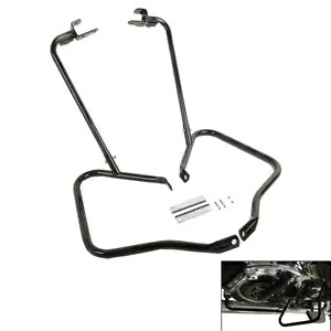 サドルバッグブラケットガードクラッシュバーハーレーロードキングストリートグライド14-23に適合 Saddlebag Bracket Guard Crash Bars Fit For Harley Road King Street Glide 14-23 【並行輸入品】