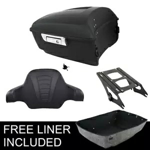 マットキングパック トランク背もたれラック ハーレーツアーパック ストリートグライド 14-2023用 Matte King Pack Trunk Backrest Rack Fit For Harley Tour Pak Street Glide 14-2023 【並行輸入品】