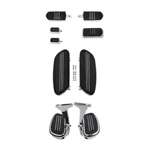 ライダー乗客フットボードシフターブレーキペグハーレーストリートグライド 93-24 に適合 Rider Passenger Footboards Shifter Brake Pegs Fit For Harley Street Glide 93-24 【並行輸入品】