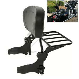取り外し可能な背もたれシーシーバー荷物ラックハーレーロードキング 1997-2008 07 に適合 Detachable Backrest Sissy Bar Luggage Rack Fit For Harley Road King 1997-2008 07 【並行輸入品】