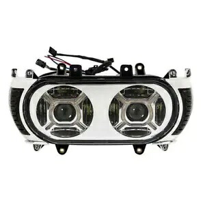 デュアルヘッドライトランプサイドマーカーライトハーレーロードグライド FLTR 2015-2023 に適合 Dual Headlight Lamp Side Marker Light Fit For Harley Road Glide FLTR 2015-2023 【並行輸入品】