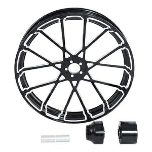 21 インチ フロント ホイール リム シングルディスク ハブ付き ハーレー ロード ストリート グライド 08-23 に適合 21'' Front Wheel Rim with Single Disc Hub Fit For Harley Road Street Glide 08-23 【並行輸入品】