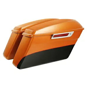 ハードサドルバッグ ハーレーストリートグライド 14-23 2016 アンバーウイスキー/ビビッドブラックに適合 Hard Saddlebags Fit For Harley Street Glide 14-23 2016 Amber Whiskey/Vivid Black 【並行輸入品】