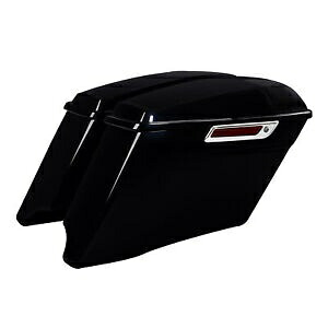 4インチ ストレッチサドルバッグ ハーレーストリート ロードグライド 2014-2023 ミッドナイトブルーに適合 4\