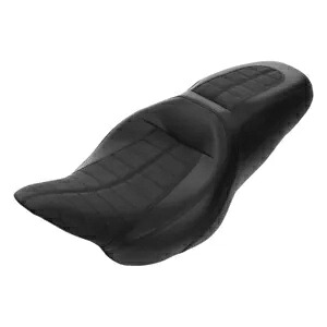 ブラック運転席&助手席ハーレーツーリングストリートグライド2009-2023 2019に適合 Black Driver & Passenger Seat Fit For Harley Touring Street Glide 2009-2023 2019 【並行輸入品】
