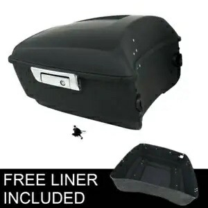 マットブラック キングパック トランク ラッチ付き ハーレーツアーパックツーリング 2014-2023 に適合 Matte Black King Pack Trunk W/ Latch Fit For Harley Tour Pak Touring 2014-2023 【並行輸入品】