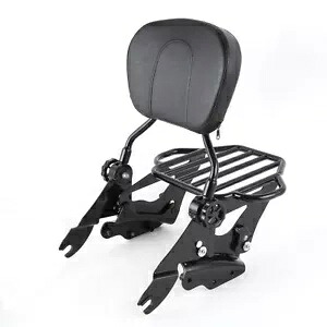 バックレスト シーシーバー 荷物ラック & ドッキング ハードウェア ハーレー ツーリング 09-13 に適合 Backrest Sissy Bar Luggage Rack & Docking Hardware Fit For Harley Touring 09-13 【並行輸入品】 53,460円