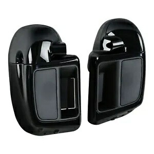 下部ベントレッグフェアリング ハーレーツーリングストリートグライド 2014-2024 23 ブラックに適合 Lower Vented Leg Fairing Fit For Harley Touring Street Glide 2014-2024 23 Black 【並行輸入品】
