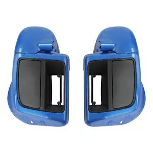 下部通気フェアリング ハーレー CVO ストリート ロード グライド 18 14-23 エレクトリック ブルーに適合 Lower Vented Fairing Fit For Harley CVO Street Road Glide 18 14-23 Electric Blue 【並行輸入品】