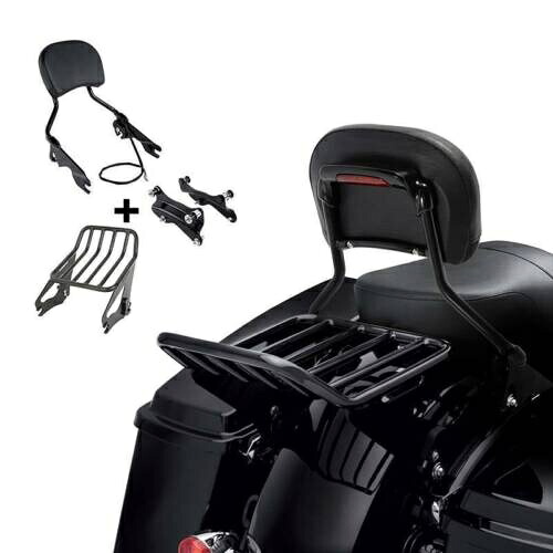 バックレスト シーシーバー 荷物ドッキング ハードウェア キット ハーレー ロード グライド 14-24 に適合 Backrest Sissy Bar Luggage Docking Hardware Kit Fit For Harley Road Glide 14-24 【並行輸入品】
