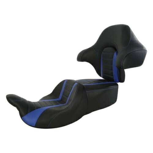 運転席&助手席&背もたれハーレーツーリングロードキングFLHR 2014-2023に適合 Driver Passenger Seat & Backrest Fit For Harley Touring Road King FLHR 2014-2023 【並行輸入品】