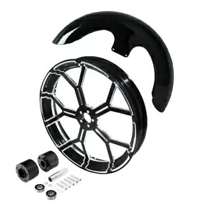 23 インチ フロントホイールリム デュアルディスクハブフェンダー付き ハーレーロードキング 2008-2023 に適合 23'' Front Wheel Rim w/ Dual Disc Hub Fender Fit For Harley Road King 2008-2023 【並行輸入品】 152,900円