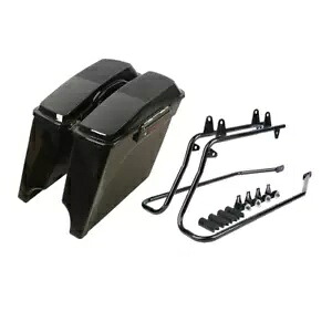 5インチサドルバッグ6x9インチスピーカー蓋ブラケットキットハーレーソフテイルファットボーイ84-17に適合 5\