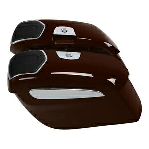 サドルバッグ スピーカー カットアウト インディアン チーフテン ダークホース 19-24 ダークウォルナットに適合 Saddlebags Speaker Cutouts Fit For Indian Chieftain Dark Horse 19-24 Dark Walnut 【並行輸入品】