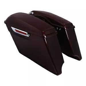 4インチ ストレッチサドルバッグ ハーレーロードストリートグライド 14-23 22 ツイストチェリーに適合 4\