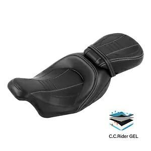 ゲル運転席助手席ハーレーツーリングロードグライドキング 2009-2023 2022 に適合 Gel Driver Passenger Seat Fit For Harley Touring Road Glide King 2009-2023 2022 【並行輸入品】