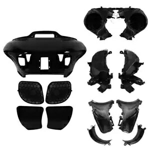 フロントフェアリングスピーカーグリルグローブ&エアダクトハーレーロードグライド15-23用 Front Fairing Speaker Grilles Glove & Air Duct Fit For Harley Road Glide 15-23 【並行輸入品】