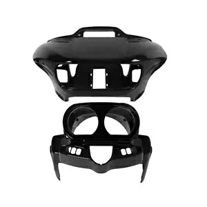 マット ABS インナーアウターフェアリング計器ハウジングハーレーロードグライド 15-24 に適合 Matte ABS Inner Outer Fairing Instrument Housing Fit For Harley Road Glide 15-24 【並行輸入品】