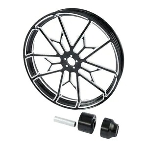 23 インチフロントホイールリムハブシングルディスクハーレーロードグライドキング 08-23 22 21 に適合 23'' Front Wheel Rim Hub Single Disc Fit For Harley Road Glide King 08-23 22 21 【並行輸入品】