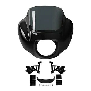 ヘッドライトフェアリングフロントガラスブラケットキットハーレーソフテイルローライダー 18-20 に適合 Headlight Fairing Windshield Bracket Kit Fit For Harley Softail Low Rider 18-20 【並行輸入品】