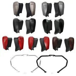 エンジンガード クラッシュバー & 下部ベントフェアリング インディアン チーフテン 19-24 22 に適合 Engine Guard Crash Bar & Lower Vented Fairing Fit For Indian Chieftain 19-24 22 【並行輸入品】