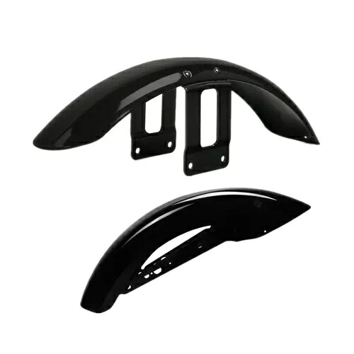 ビビッドブラックフロント&リアフェンダーハーレースポーツスター883 XL883 1200 04-22に適合 Vivid Black Front & Rear Fenders Fit For Harley Sportster 883 XL883 1200 04-22 【並行輸入品】