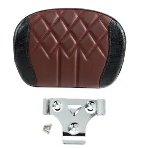 ブラックブラウン乗客用シーシーバーバックレストハーレーツーリングロードキンググライド用 Black Brown Passenger Sissy Bar Backrest Fit For Harley Touring Road King Glide 【並行輸入品】