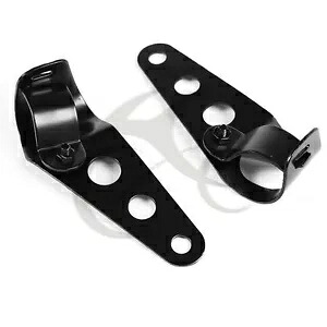 フォーク耳ヘッドライトマウントブラケットオートバイチョッパーカフェレーサー 28-34 ミリメートルに適合 Fork Ear Headlight Mount Brackets Motorcycle Fit For Chopper Cafe Racer 28-34mm 【並行輸入品】