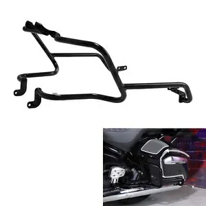 サドルバッグガードサイドプロテクターバー BMW R18 B R18 トランスコンチネンタル 21-24 に適合 Saddlebag Guard Side Protector Bars Fit For BMW R18 B R18 Transcontinental 21-24 【並行輸入品】