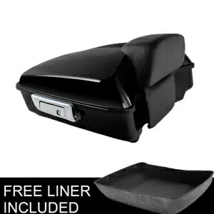 チョップドパック トランク + バックレスト ハーレー ツアーパック ツーリング FLHR FLHX 2014-2023 に適合 Chopped Pack Trunk +Backrest Fit For Harley Tour Pak Touring FLHR FLHX 2014-2023 【並行輸入品】