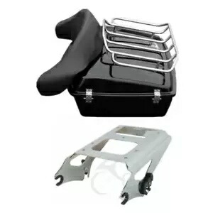 チョップドパック トランク クローム ラック ハーレー ツアーパック ツーリング ロード グライド 09-13 に適合 Chopped Pack Trunk Chrome Rack Fit For Harley Tour Pak Touring Road Glide 09-13 【並行輸入品】