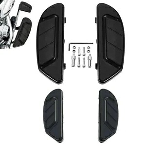 ブラック ドライバー&パッセンジャーフロアボード ハーレーロードグライド 1986-2024 22 21 20に適合 Black Driver & Passenger Floorboard Fit For Harley Road Glide 1986-2024 22 21 20 【並行輸入品】