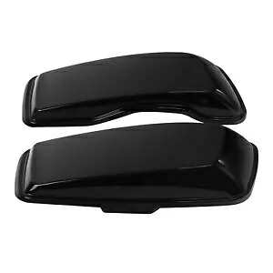 ビビッドブラックハードサドルバッグ蓋はハーレーエレクトラストリートロードグライド14-23に適合 Vivid Black Hard Saddlebags Lids Fit For Harley Electra Street Road Glide 14-23 【並行輸入品】