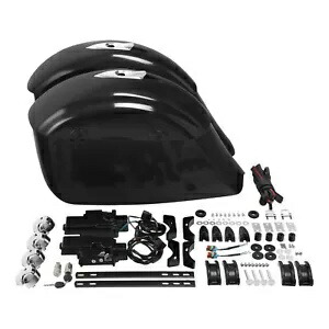 ハードサドルバッグ電子ラッチ蓋フィットインディアンスプリングフィールドロードマスター 16-24 Hard Saddlebags Electronic Latch Lid Fit For Indian Springfield Roadmaster 16-24 【並行輸入品】