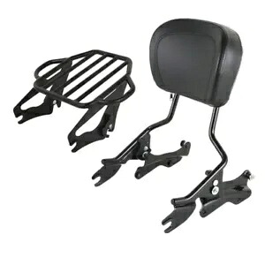 シーシーバーバックレスト荷物ラックドッキングハードウェアハーレーロードグライド 14-24 に適合 Sissy Bar Backrest Luggage Rack Docking Hardware Fit For Harley Road Glide 14-24 【並行輸入品】