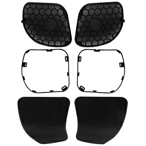 マットフェアリンググローブボックスドアスピーカーグリルハーレーロードグライド 15-24 20 に適合 Matte Fairing Glove Box Doors Speaker Grilles Fit For Harley Road Glide 15-24 20 【並行輸入品】
