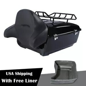 キングパック トランク 荷物ラック バックレスト ハーレー ツアーパック ロードキング 14-23 22用 King Pack Trunk Luggage Rack Backrest Fit For Harley Tour Pak Road King 14-23 22 【並行輸入品】