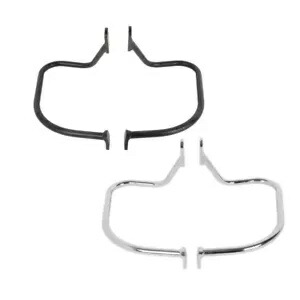 ブラック/クローム リア サドルバッグ ガード バー ハーレー ソフテイル ヘリテージ スプリンガーに適合 Black/Chrome Rear Saddlebag Guard Bar Fit For Harley Softail Heritage Springer 【並行輸入品】