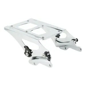2 アップ ラゲッジ ラック & ドッキング ハードウェア キット ハーレー ツアーパック ツーリング 14-23 に適合 2 Up Luggage Rack & Docking Hardware Kit Fit For Harley Tour Pak Touring 14-23 【並行輸入品】